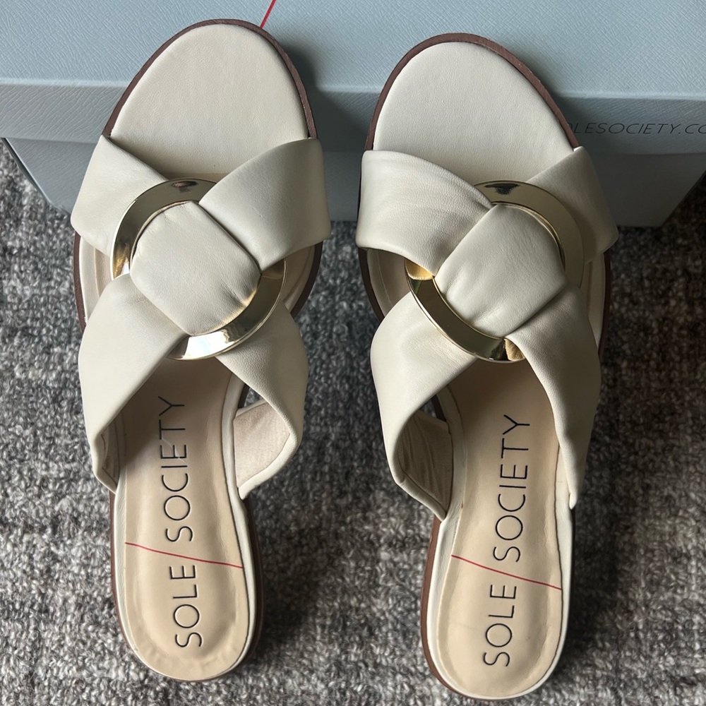 Sole Society Leather Sandal